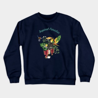 Tropical Paradise T-Shirt, hand drawing Crewneck Sweatshirt